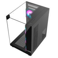 TURBOX Teras Akvaryum Cam Tasarım 4XARGB Fan 500W PSU USB 3.0 ATX Oyuncu Bilgisayar Kasası
